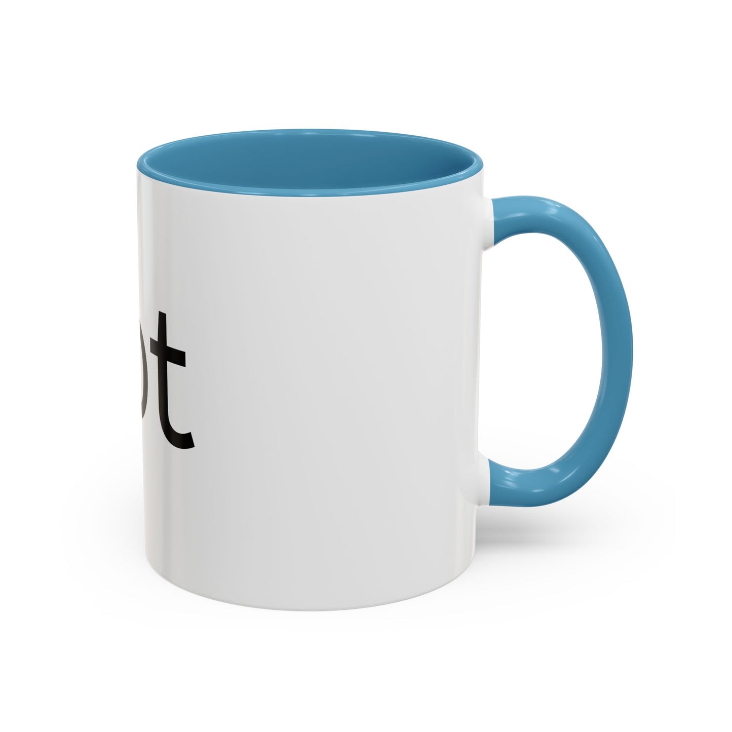 Hot Accent Coffee Mug — Black-Trim 11/15oz Ceramic Mug