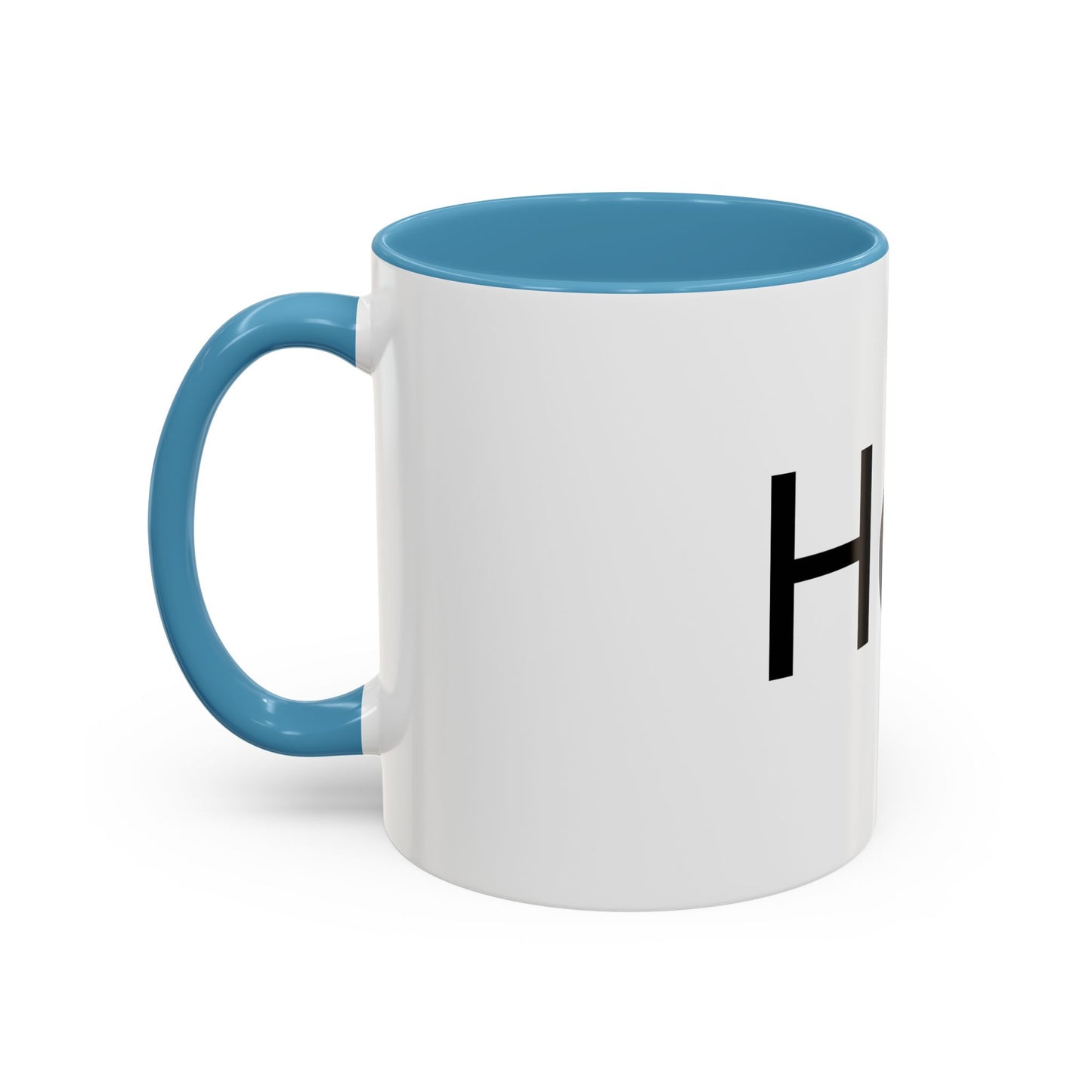 Hot Accent Coffee Mug — Black-Trim 11/15oz Ceramic Mug