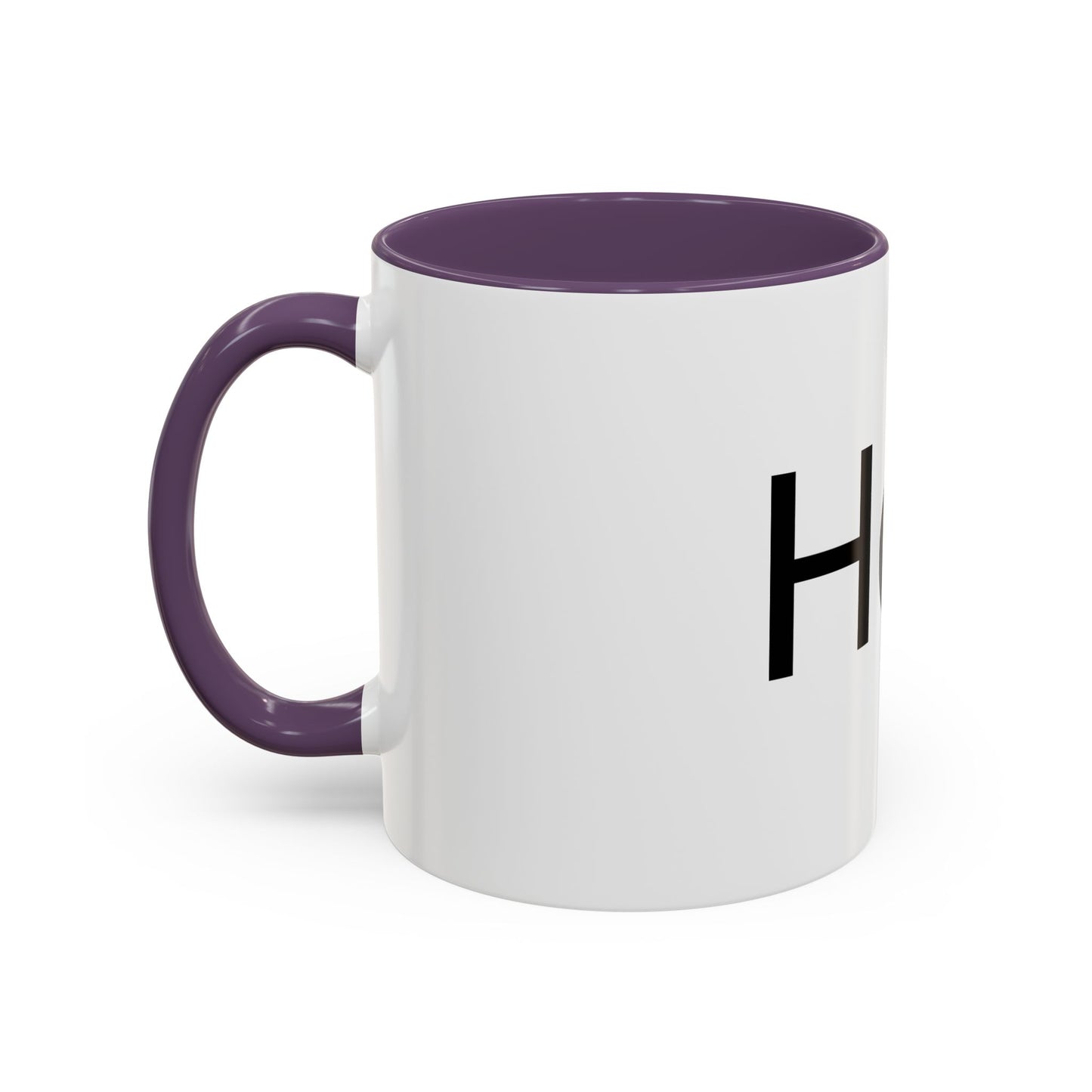 Hot Accent Coffee Mug — Black-Trim 11/15oz Ceramic Mug