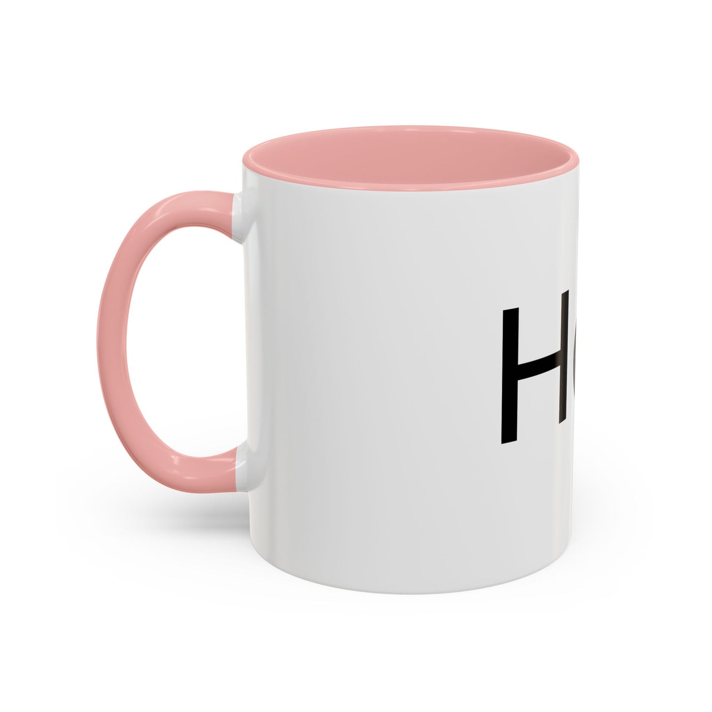 Hot Accent Coffee Mug — Black-Trim 11/15oz Ceramic Mug