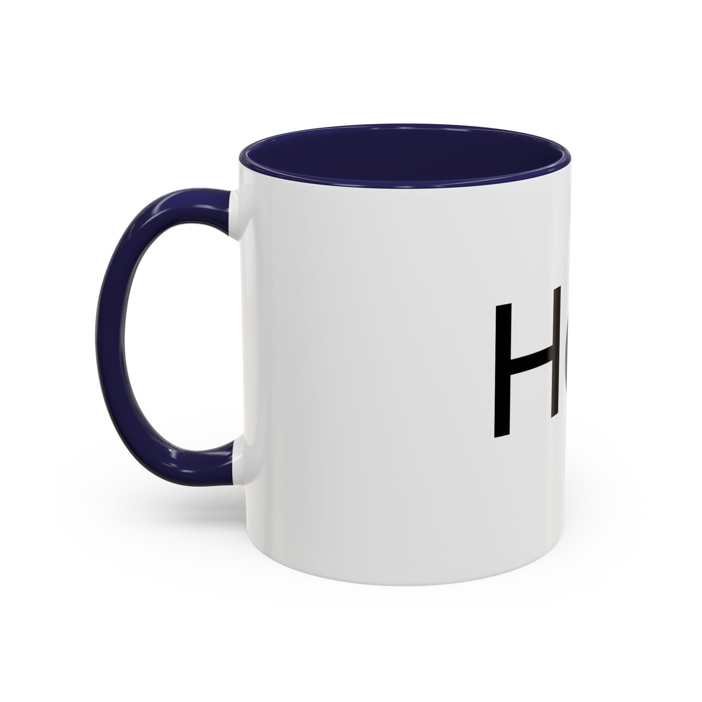 Hot Accent Coffee Mug — Black-Trim 11/15oz Ceramic Mug