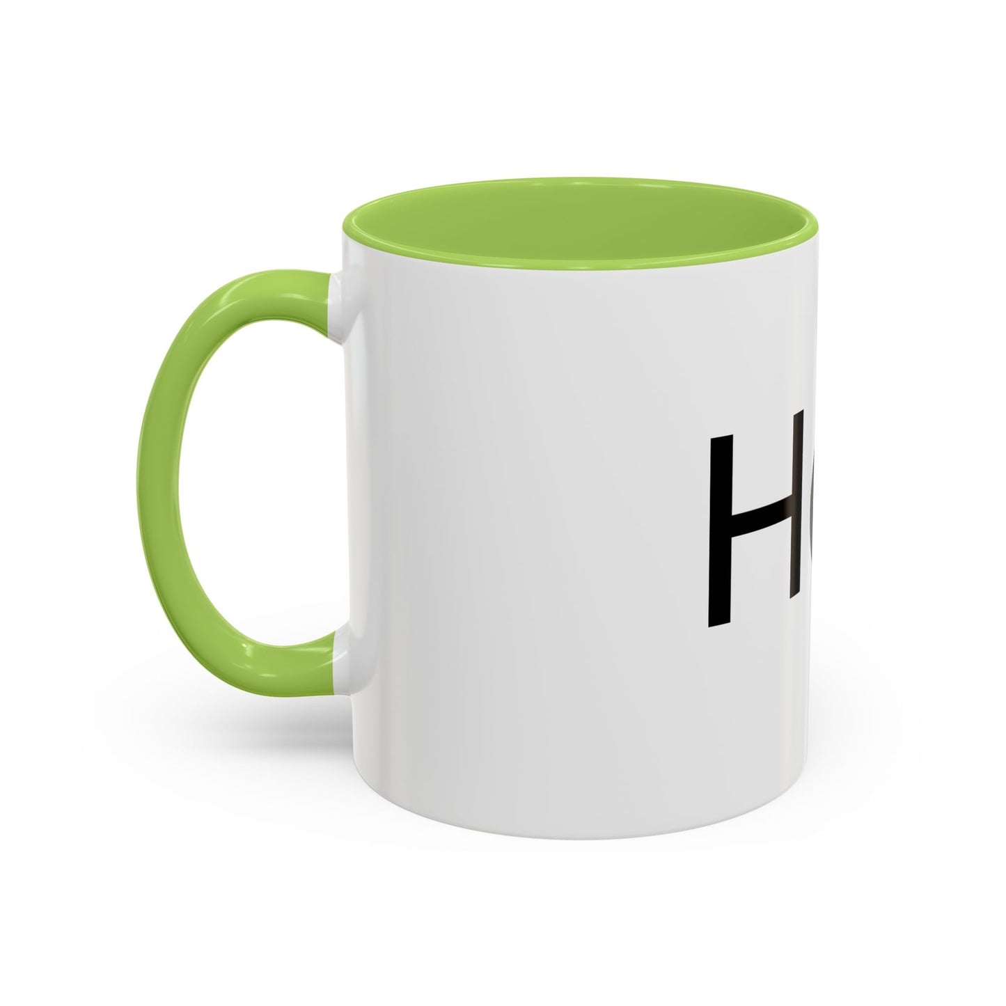 Hot Accent Coffee Mug — Black-Trim 11/15oz Ceramic Mug