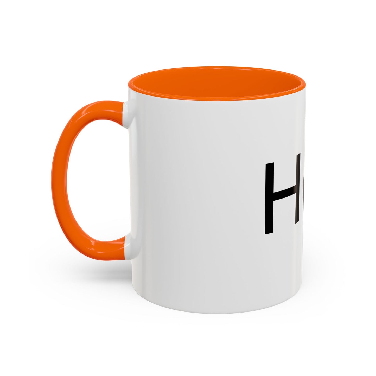 Hot Accent Coffee Mug — Black-Trim 11/15oz Ceramic Mug